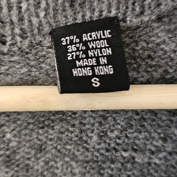 Moda International Gray Women's Long Cardigan Sweater - Picture 4 of 6